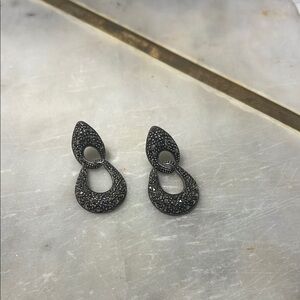 Elegant Black Drop Earrings
